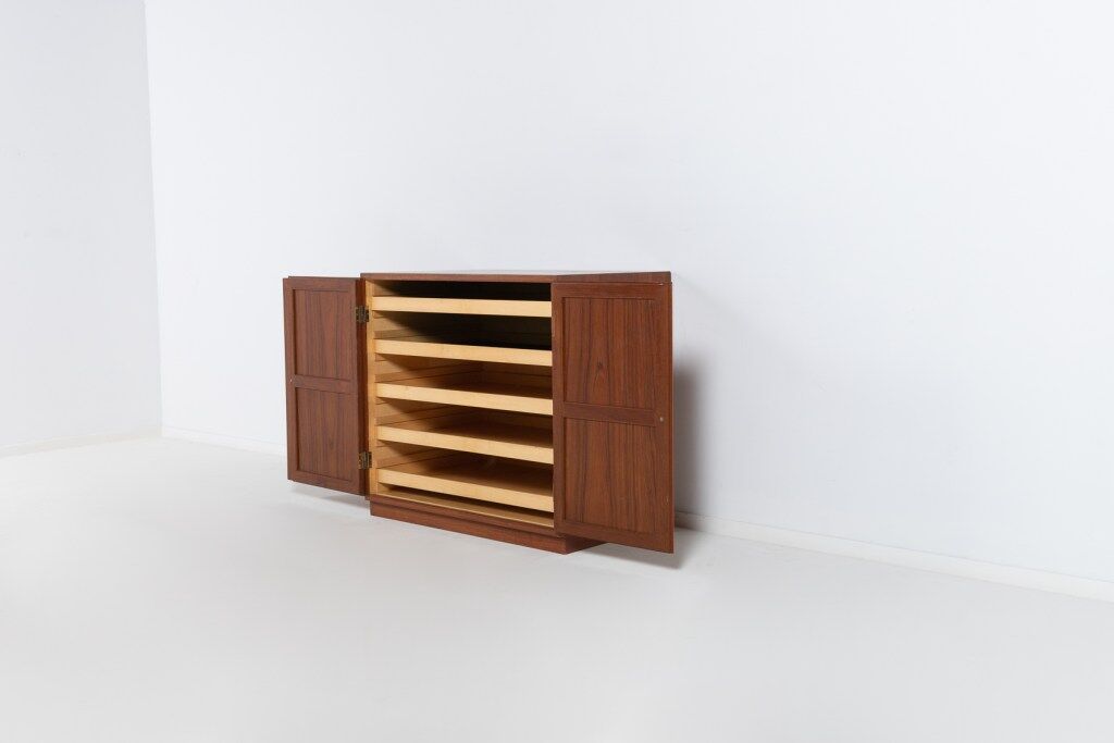 Set of 3 teak cabinets by Tove and Edvard Kindt-Larsen for Thorald Madsen, 1950s