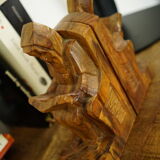 Wooden bookends