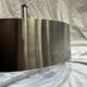 Brushed steel suspension