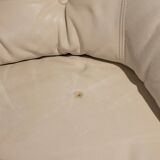 MICHEL CADESTIN KARATE LEATHER ARMCHAIR, 1970s