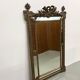 Large antique pediment mirror with parecloses