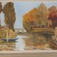 Superb oil on canvas dated 1955