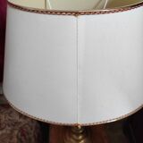 Living room lamp in gilded and black bronze