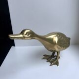 Brass animal large duck 1950s