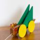 Grasshopper-shaped toy on wheels - 1950s/60s