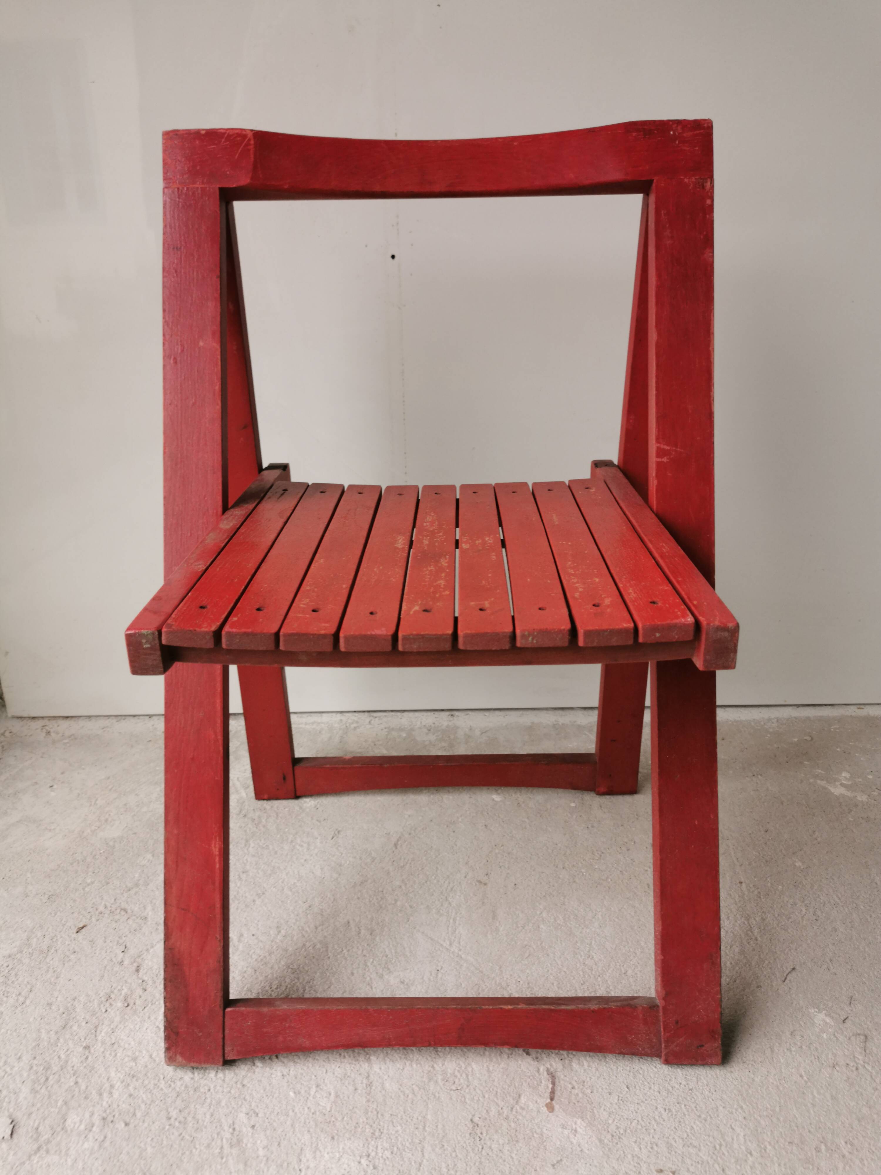 Chaise pliante vintage