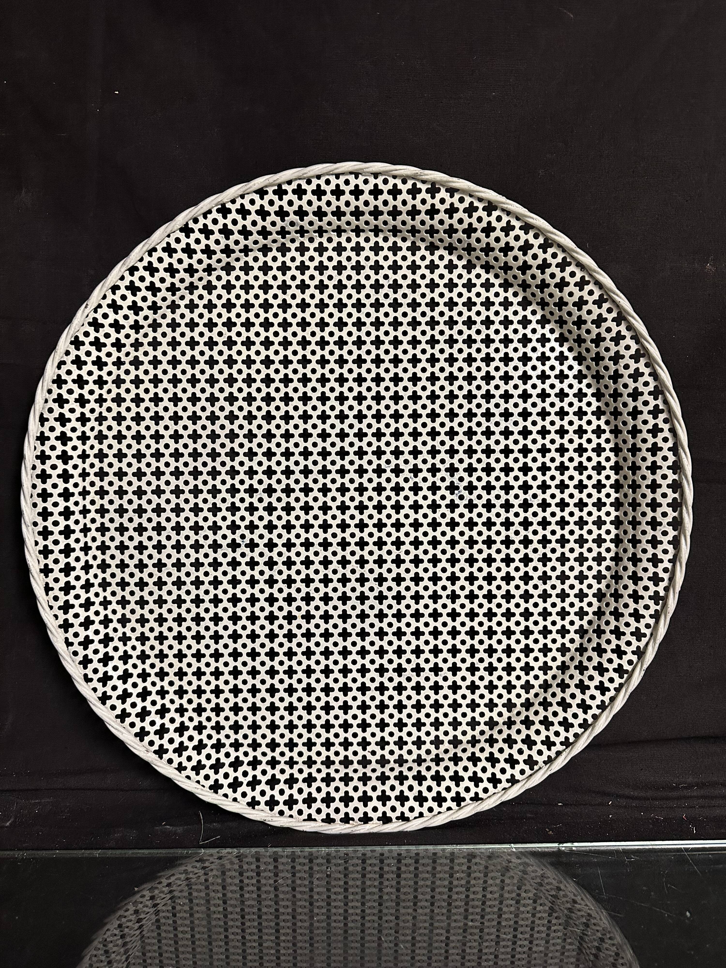 Mathieu MATEGOT perforated metal serving tray