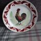 Assiette vintage signée Creil Montereau