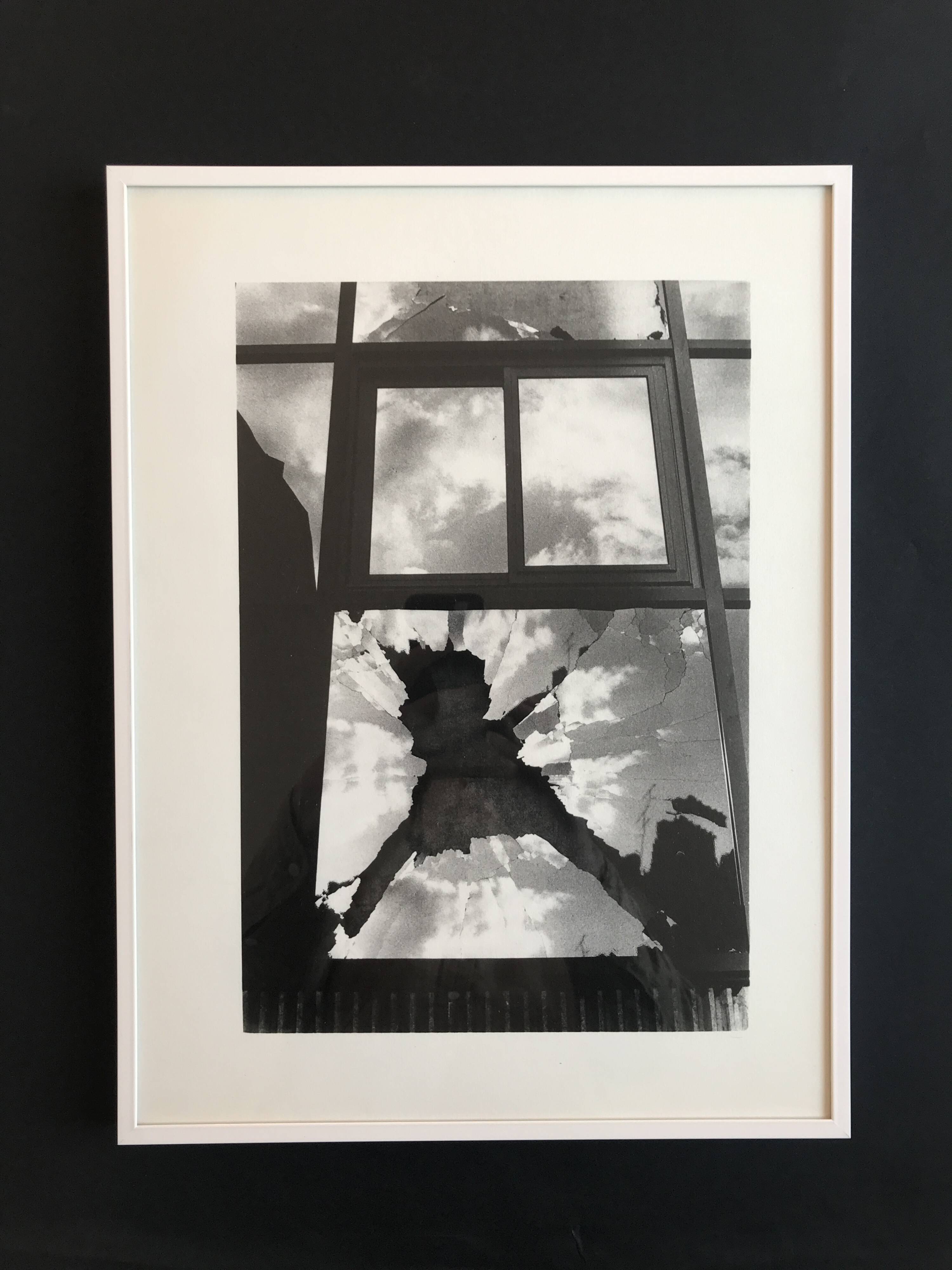 Rosine nusimovici, untitled (reflections), c 1980. black and white silver print
