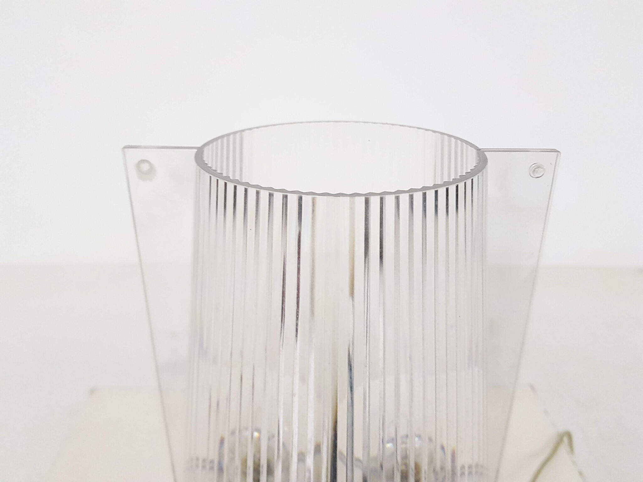 Transparant plexi glass table lamp by Ferruccio Laviani for Kartell