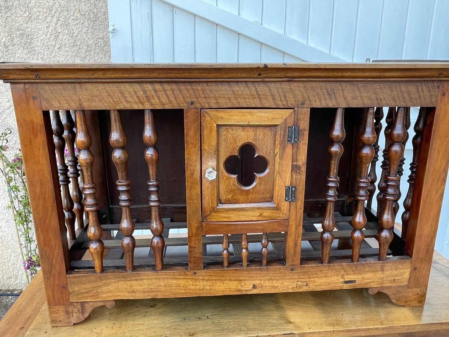 19th century Provençal walnut panetière