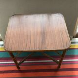 Coffee table in rattan 60s