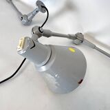 Mid-Century AURE set of two rare wall lamps in metal. Italy 1960s