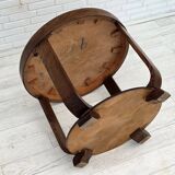 1950s, Danish artdeco coffee table, oak wood.