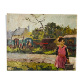 Oil on canvas, The Nomads