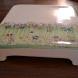 Underside of flat small flowers painted by hand