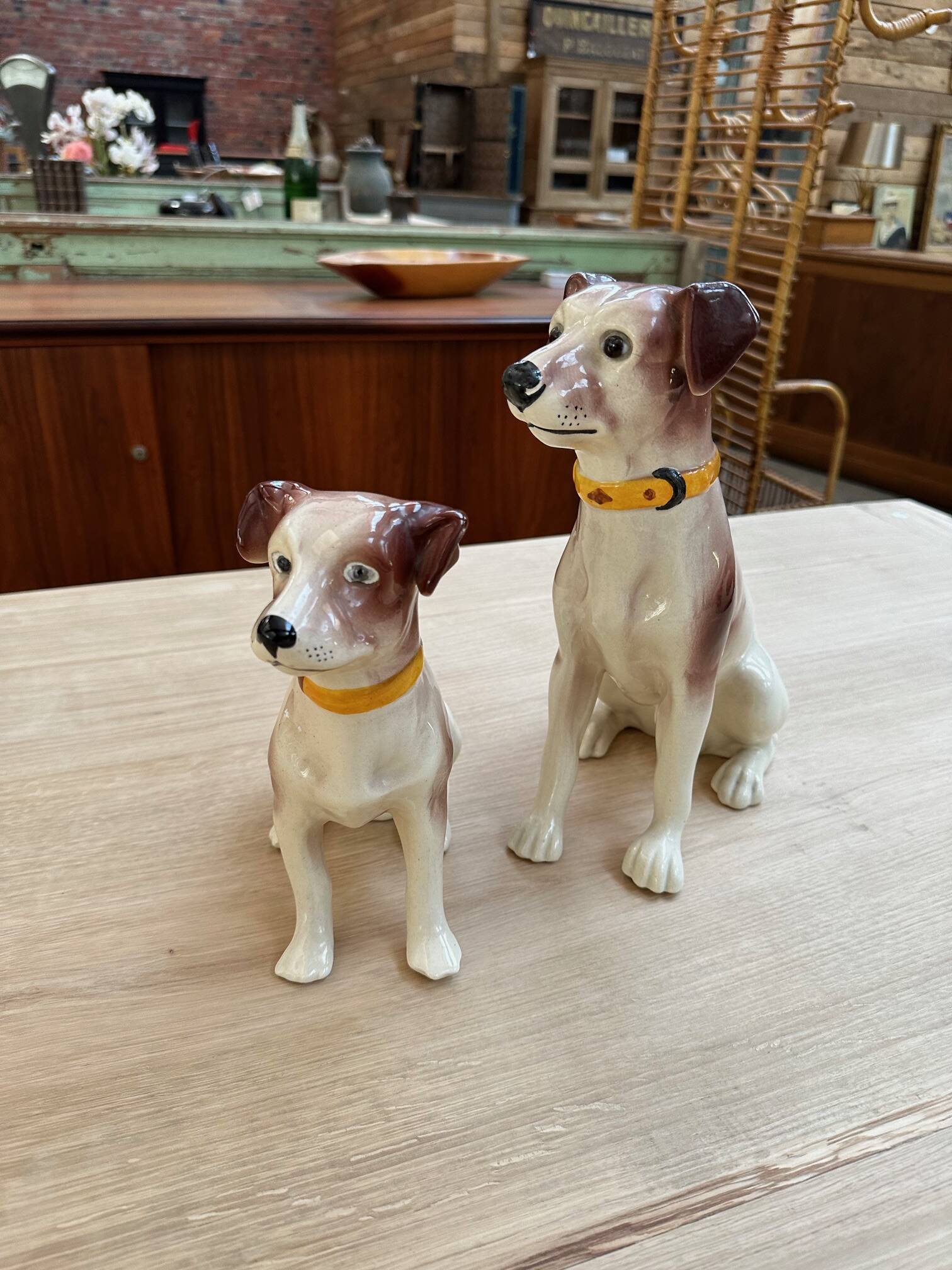 Series of dogs faience by desvres