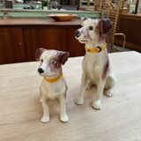 Series of dogs faience by desvres