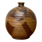 Vase de poterie d'atelier allemand du milieu du siècle de Töpferei Stock, années 1960