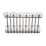 Grille en fer forgé