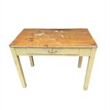 Table vintage 1900 en pin – Cuisine ou Bureau. Belle patine