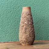 Brutalist terracotta vase