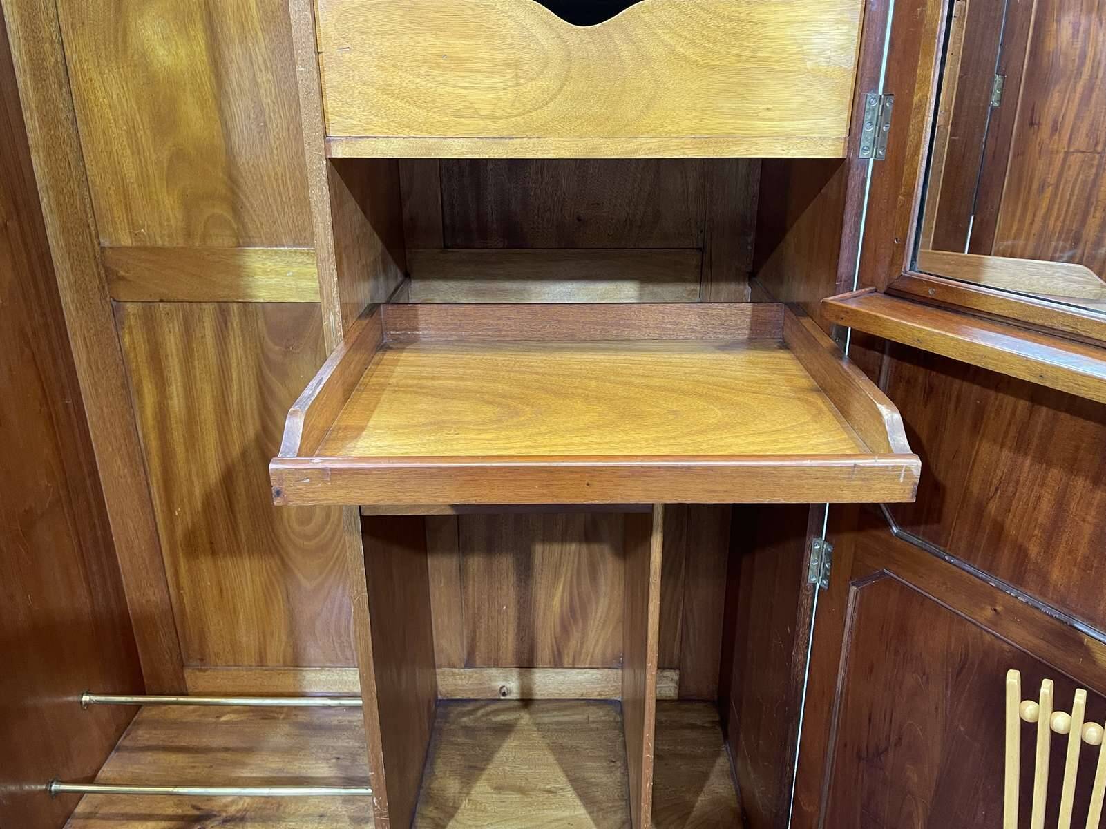 1930s Compactum mahogany cabinet