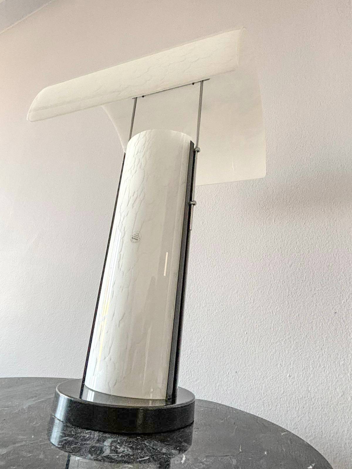 Lampada in Vetro di Murano Firmata Zonca, Italia 1980s, ottimo stato di conservazione.