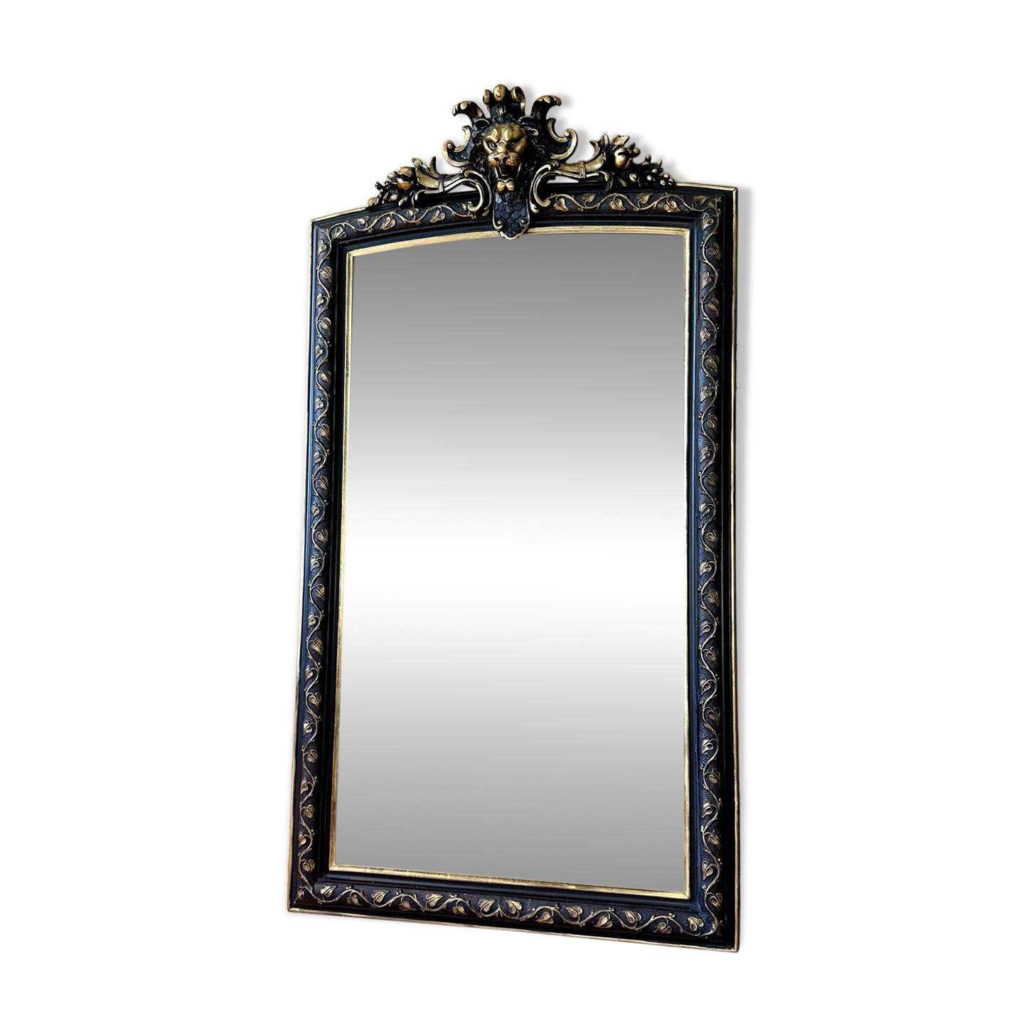 Miroir à fronton ancien Napoléon III