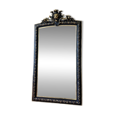 Antique Napoleon III pediment mirror
