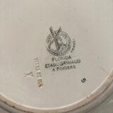 Round iron earth dish Moulin de loup Florida Grimaud Poitiers