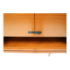 Grand buffet haut / élément mural vintage en teck des années 60