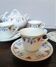 Nineteenth-century porcelain tea service hand-painted signature unknown