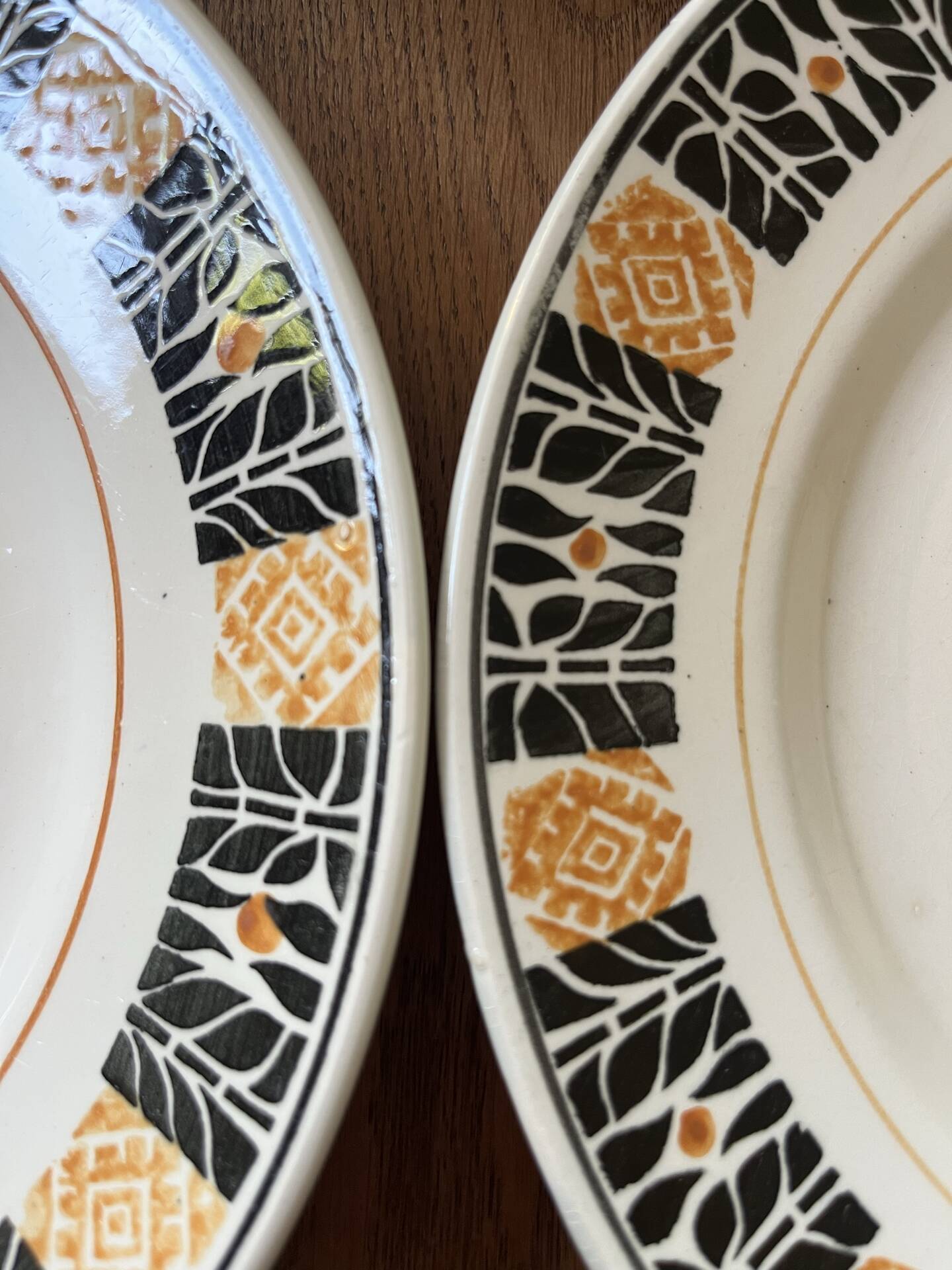 Saint Amand plates