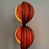 Wooden  Double Moon Pendant Lamp