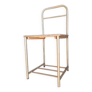 Vintage Dormitory Nightstand Chair