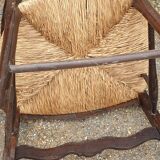 Pair of rustic Provençal armchairs