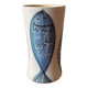 Bordeaux Art Ceramic Fish Vase