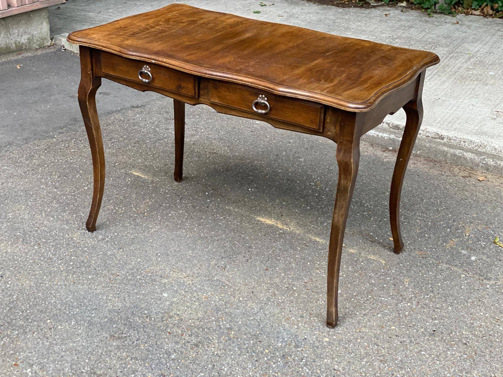 Vintage 19th century Louis XV style wooden desk
