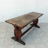 18th Century Solid Oak Monastery Table