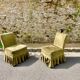 Paire de chauffeuses