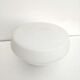 Ceiling lamp opaline glass and metal space age