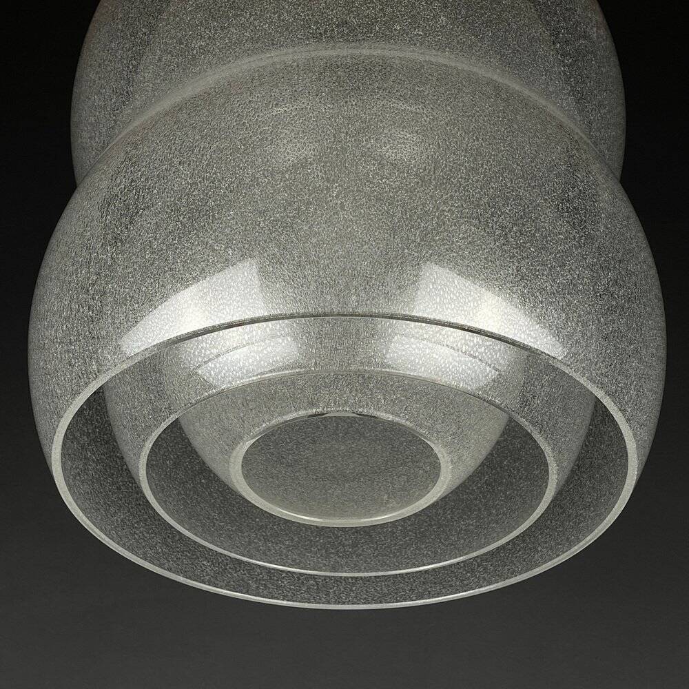 Suspended Murano lamp attributed to Mazzega, Italy, 1960s.