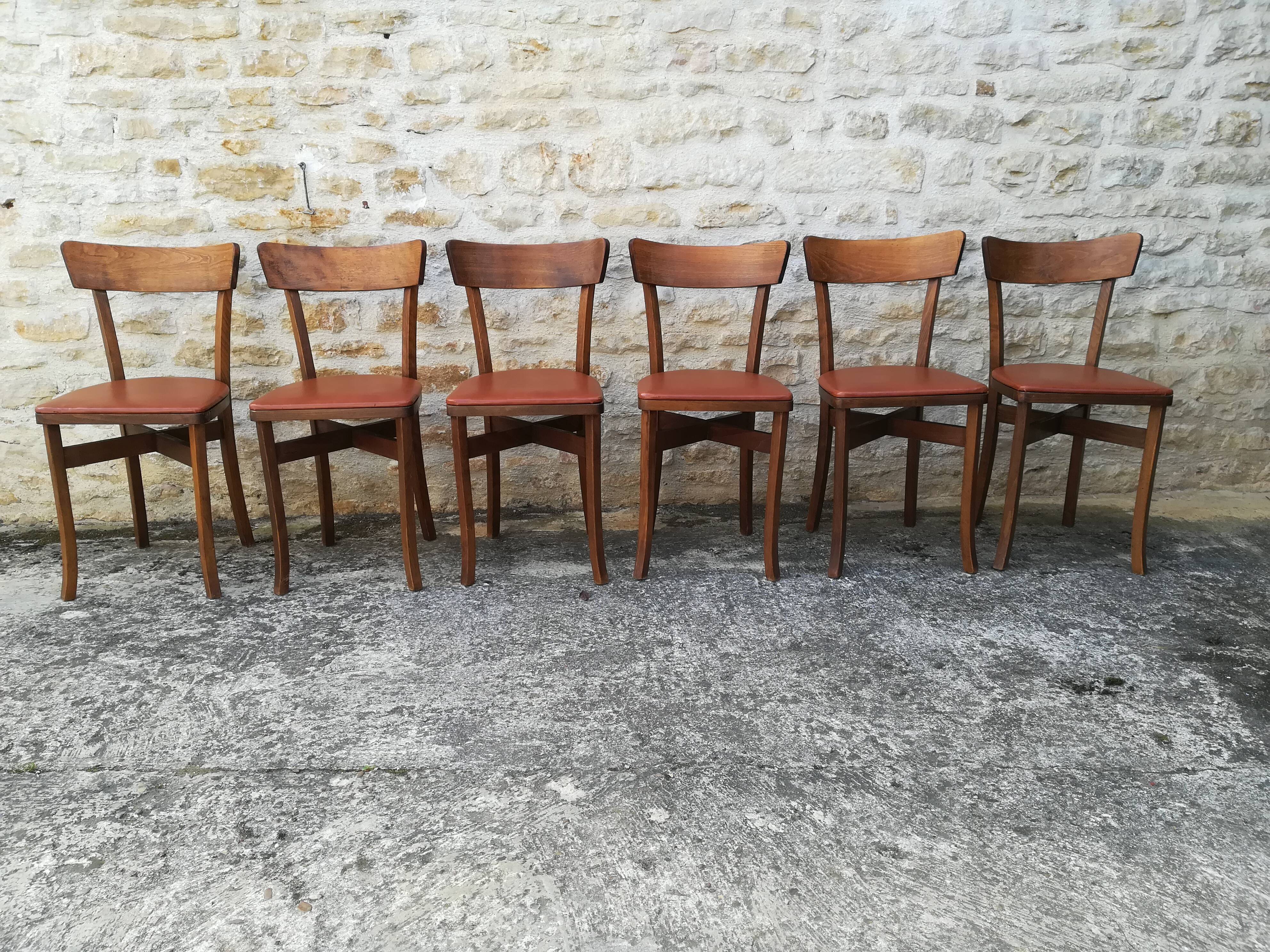 Bistro chairs 50s