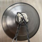 Pair of old industrial steel suspensions