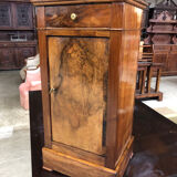 Louis Philippe bedside table in walnut