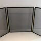 Brass and wire mesh firewall. french work. around 1970