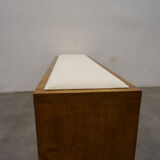 Art deco oak bench