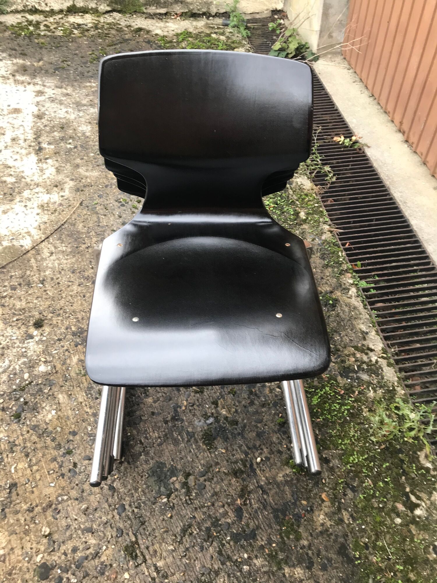 8 vintage chairs by Flötotto Pagwood