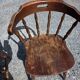 4 fauteuils bistrot style western en hêtre